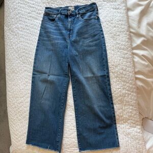 J. Crew Slim Wide Leg Cropped Jean - size 28